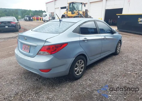 2013 Hyundai Accent Gls z USA, uszkodzony, nr VIN KMHCT4AEXDU449105